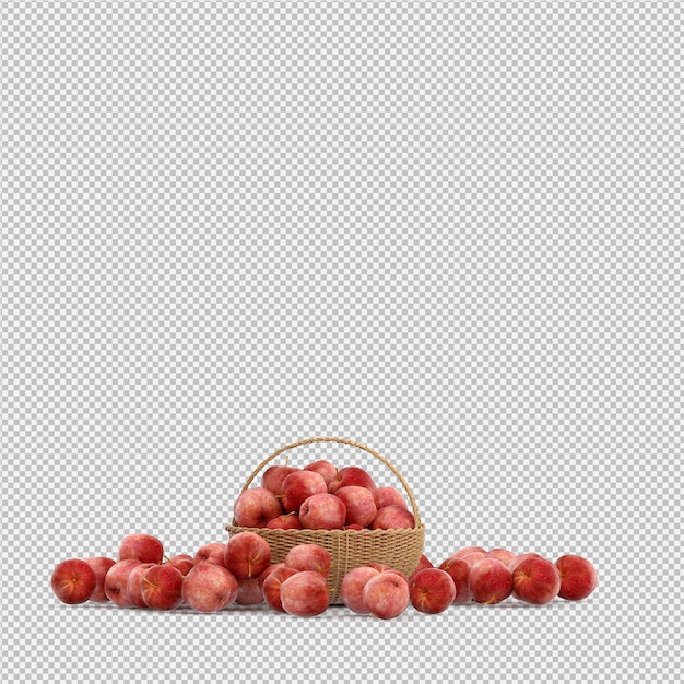 nectarina render 3D