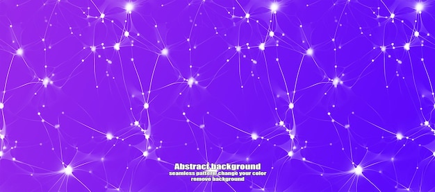 Nekonečná abstraktní textura blesků a hvězd s izolovaným barevným pozadím
