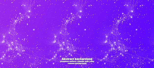 Nekonečná abstraktní textura blesků a hvězd s izolovaným barevným pozadím