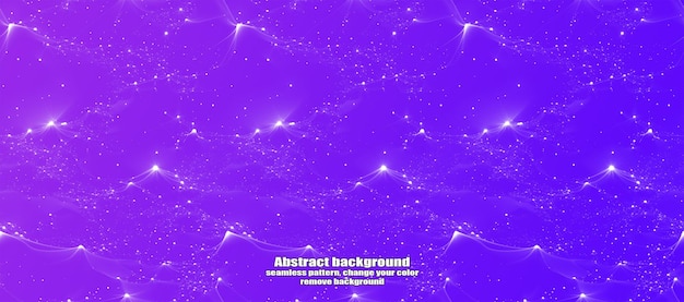Nekonečná abstraktní textura blesků a hvězd s izolovaným barevným pozadím
