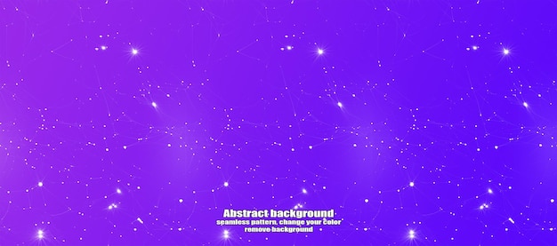 Nekonečná abstraktní textura blesků a hvězd s izolovaným barevným pozadím