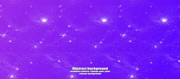 Nekonečná abstraktní textura blesků a hvězd s izolovaným barevným pozadím