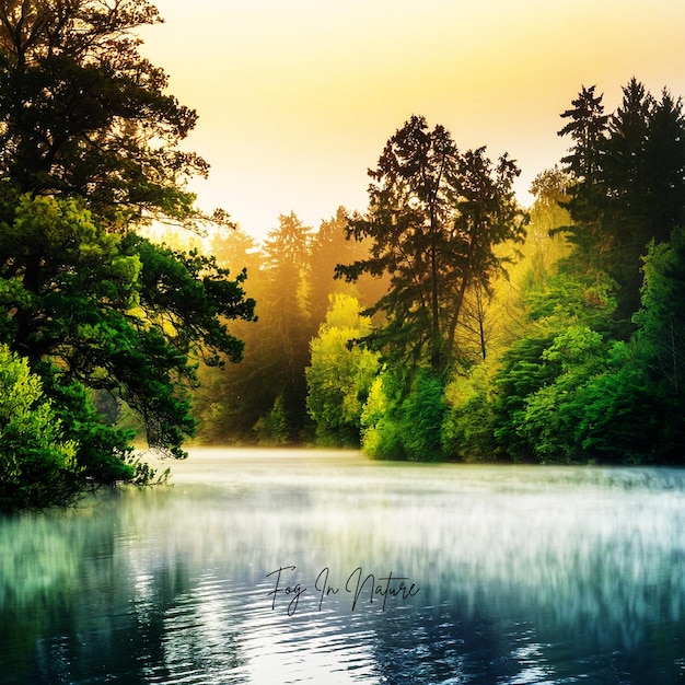 nella natura Morning Ai Generare nebbia