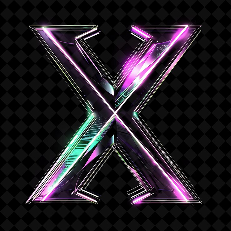 PSD neon alfabeto y números colección png glowing typography elemento de diseño para arte gráfico moderno