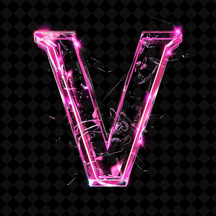 PSD neon alfabeto y números colección png glowing typography elemento de diseño para arte gráfico moderno