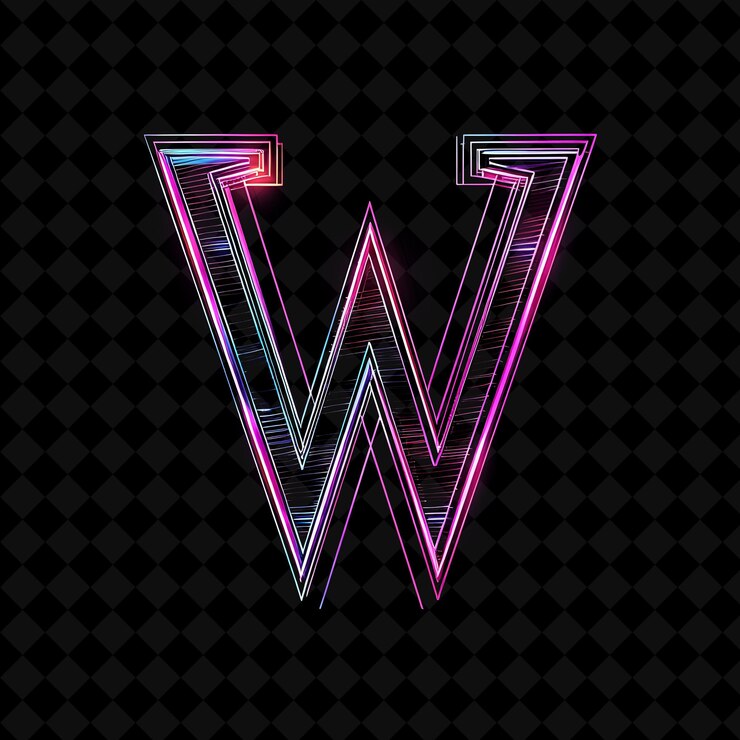 PSD neon alfabeto y números colección png glowing typography elemento de diseño para arte gráfico moderno