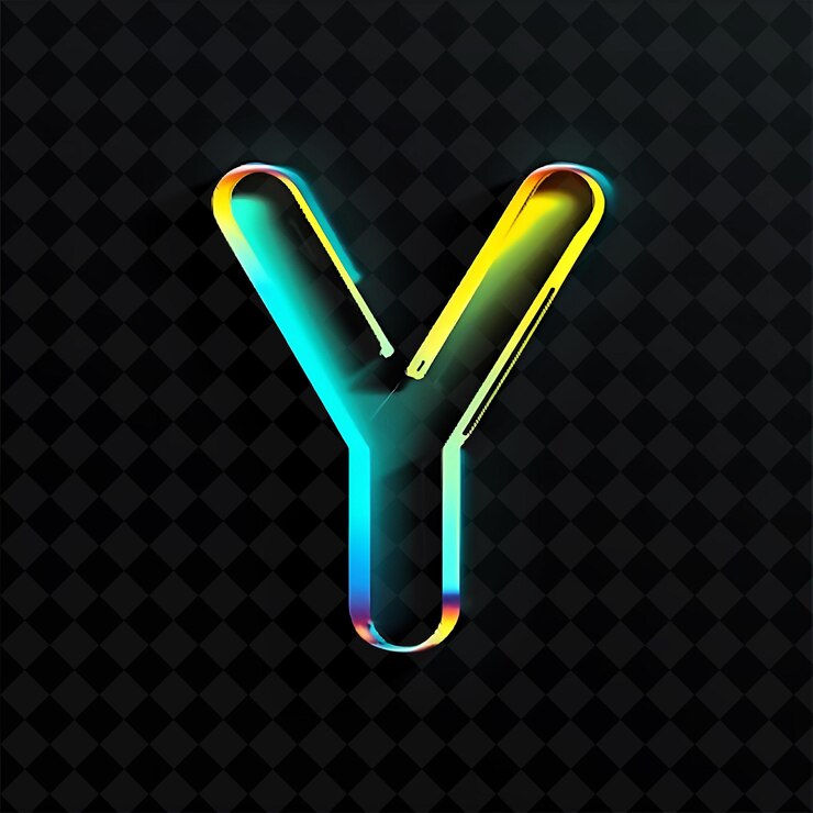PSD neon alfabeto y números colección png glowing typography elemento de diseño para arte gráfico moderno