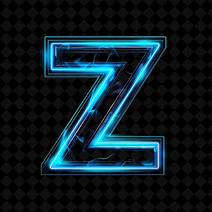 PSD neon alfabeto y números colección png glowing typography elemento de diseño para arte gráfico moderno