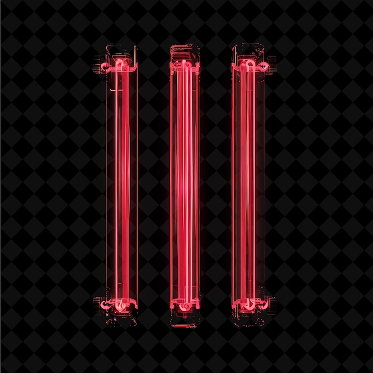 PSD neon alfabeto y números colección png glowing typography elemento de diseño para arte gráfico moderno