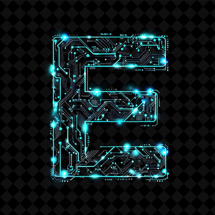 PSD neon alphabet and numbers png collection glowing typography elemento di progettazione per l'arte grafica moderna