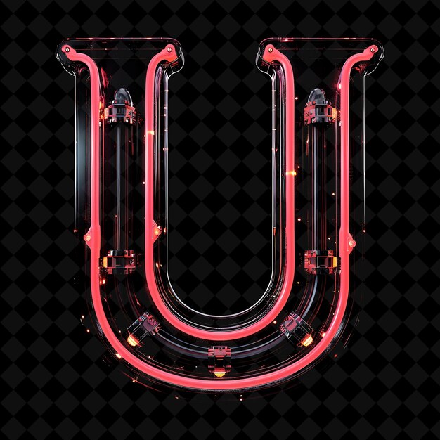 PSD neon-alphabet und zahlen png-sammlung glühende typografie designelement für moderne grafik