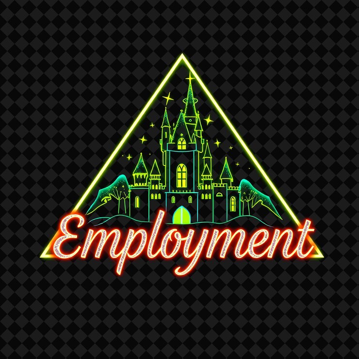 PSD neón brillante con empleo de texto con diseño de fuente cursiva tubo brillante signo de neón castillo encantado