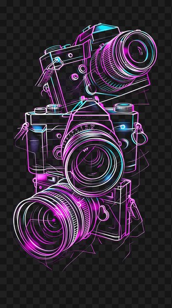PSD neon collage psd fusion von collage art y2k shape game elemente und lebendige bilder clipart design