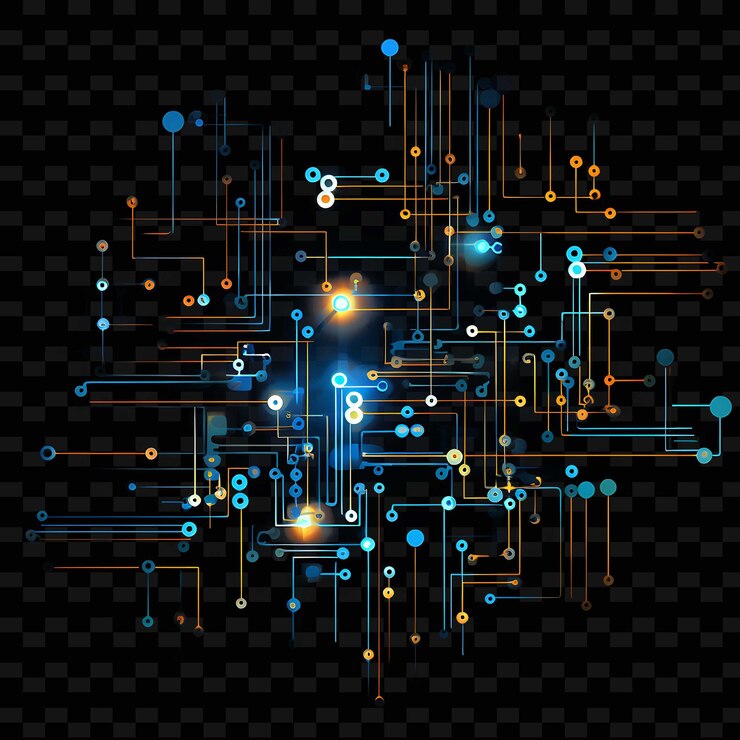 PSD neon cybernetics cybernetic lines implants technologiques creusez la forme y2k les collections d'art de lumière au néon