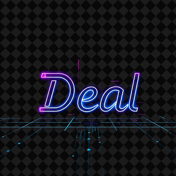 PSD neon grid deal pulsos de texto con neon vibrant blue y purple gráficos de cuadrícula de matriz digital y datos s