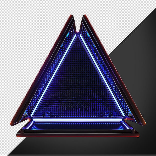 PSD neon-metal party-element