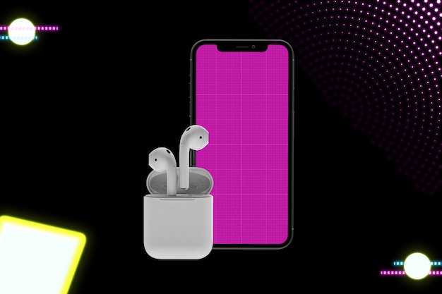 Neon Music App MockUp