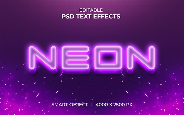 Neon-psd-texteffekt