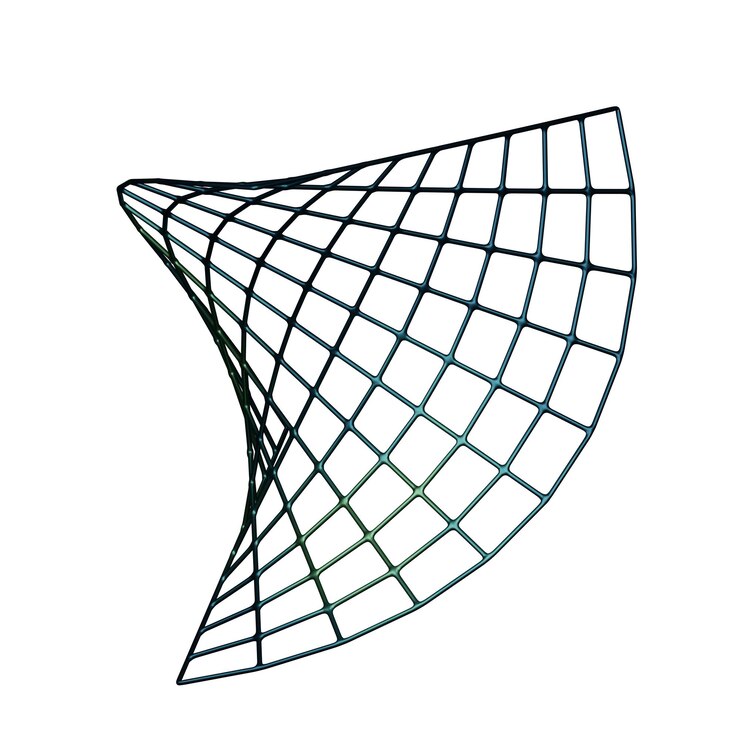 PSD net abstrait shape_3d holographique