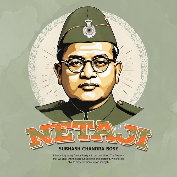 PSD netaji subhas chandra bose en las redes sociales