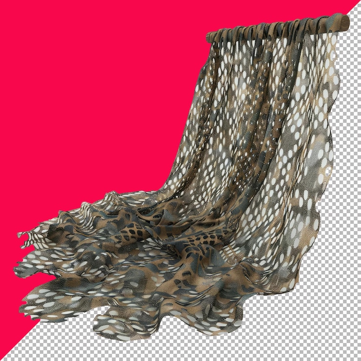 PSD neto de camuflaje lindo 3d renderizado aislado fondo transparente png psd