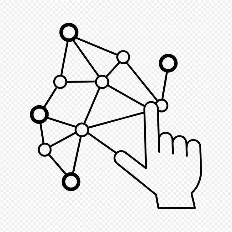 PSD netzwerk-graph-interaktion
