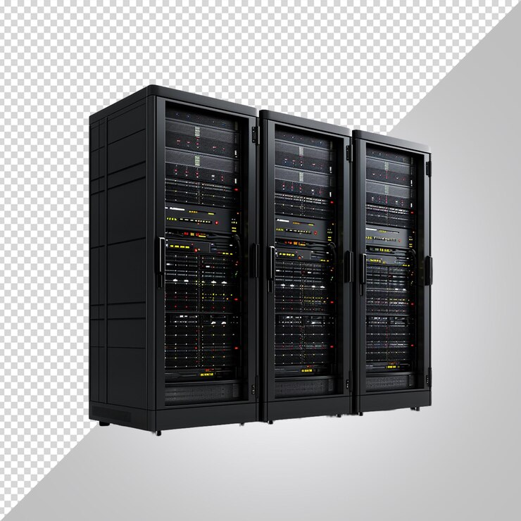 PSD netzwerk-server isoliert auf weißem hintergrund