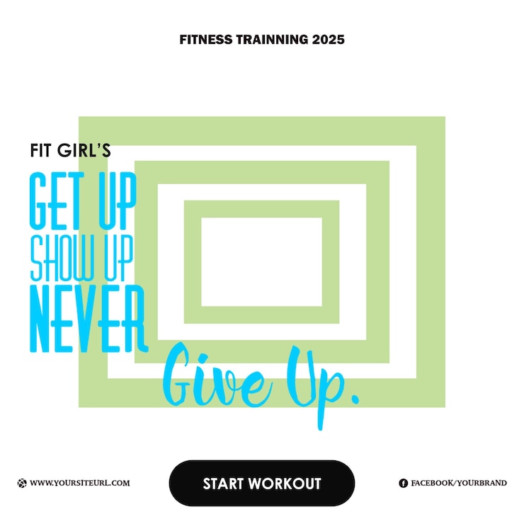 PSD neues fitness-werbebanner für 2025
