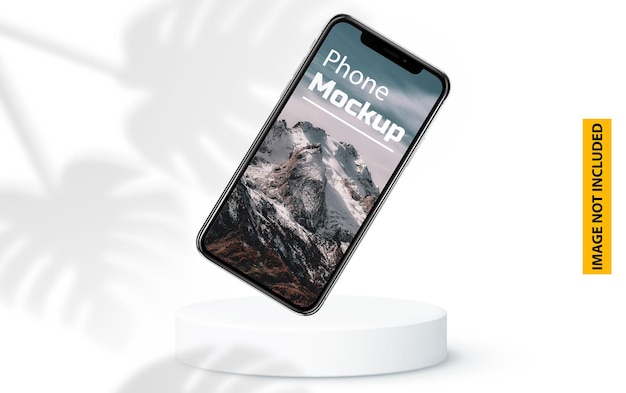 Neuestes Design-Smartphone-Mockup mit Schatten