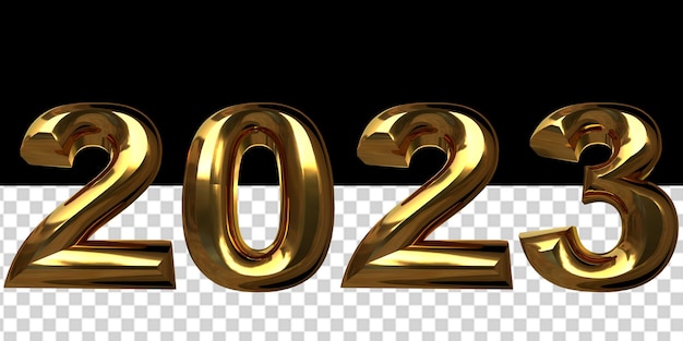 Neujahrsfiguren 2023 aus gold