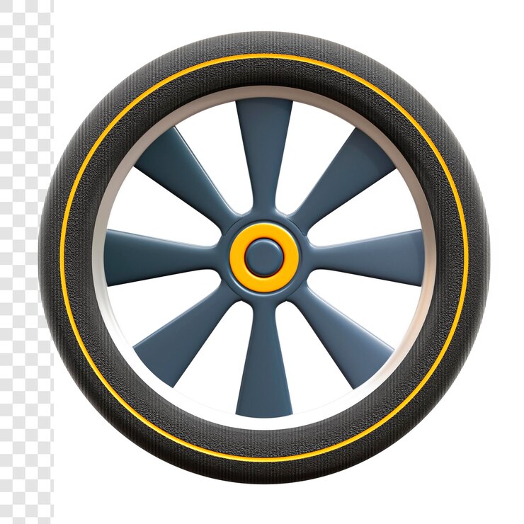 PSD neumático de bicicleta 3d