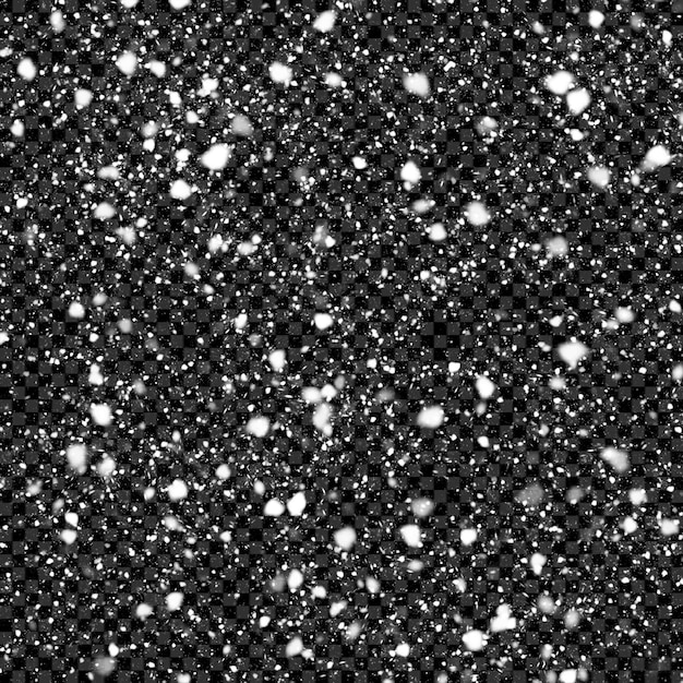 Neve a cair sobre um fundo transparente