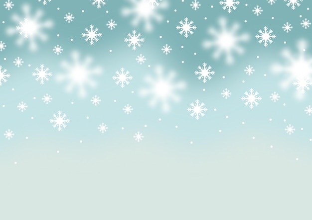 Neve Azul Caindo