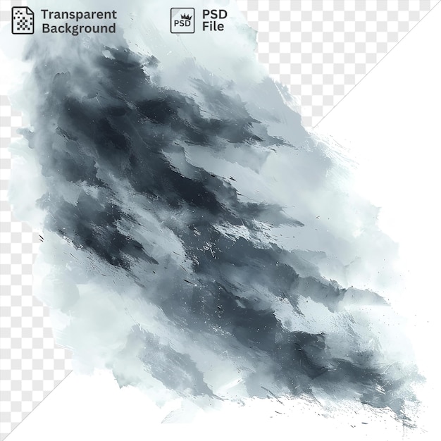 Névoa nebulosa manchas símbolo vetor névoa névoa cinza em um fundo isolado