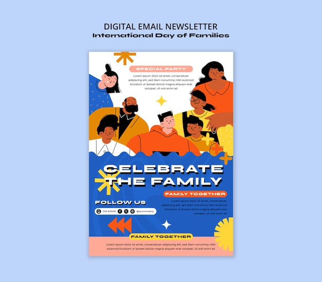 Newsletter digitale per la Giornata internazionale delle famiglie