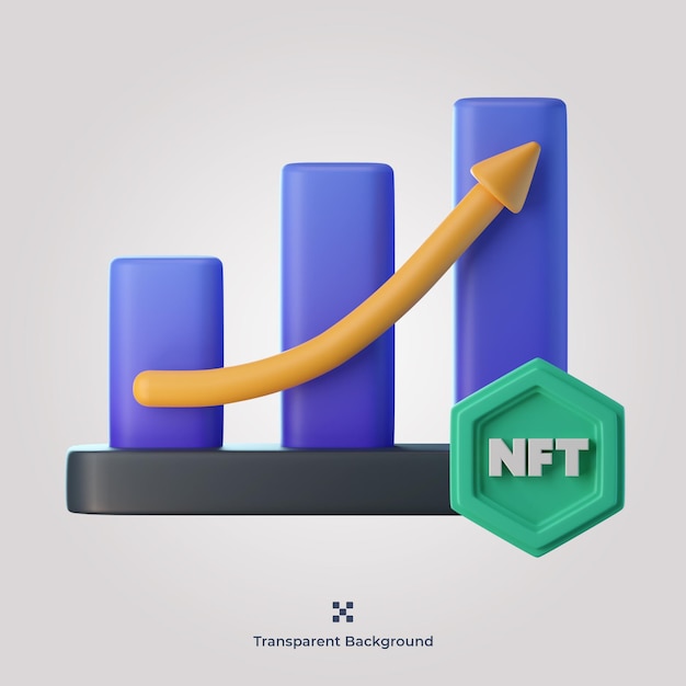 nft-investition 3d-symbolillustration