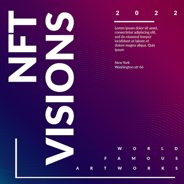 NFT Visions œuvres d'art mondialement célèbres - New York 2022