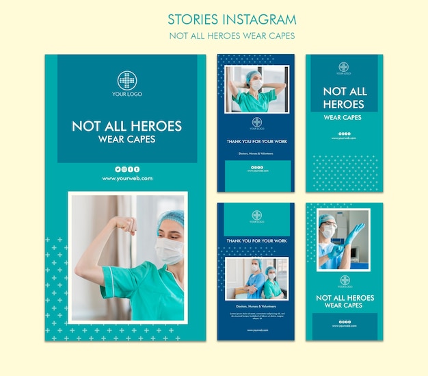Nicht alle Helden tragen Umhang-Instagram-Geschichten