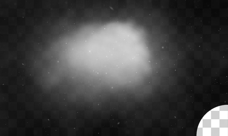 PSD niebla blanca o humo
