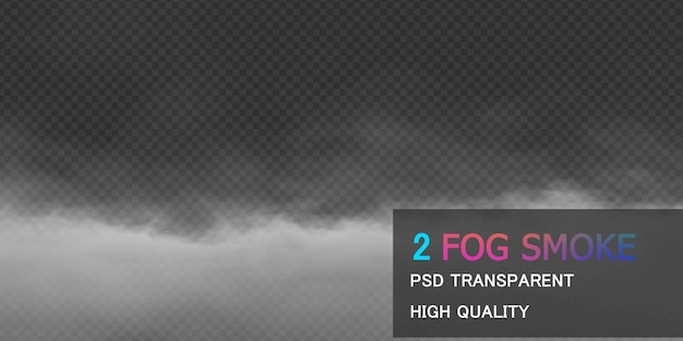 Niebla niebla algo de diseño de hielo seco premium psd