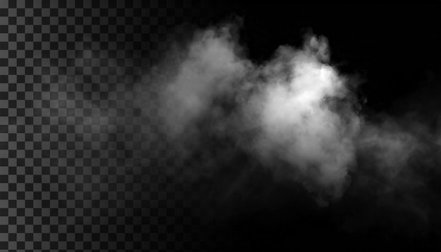 La niebla o el humo aislado fondo transparente Nube blanca niebla o smog PNG