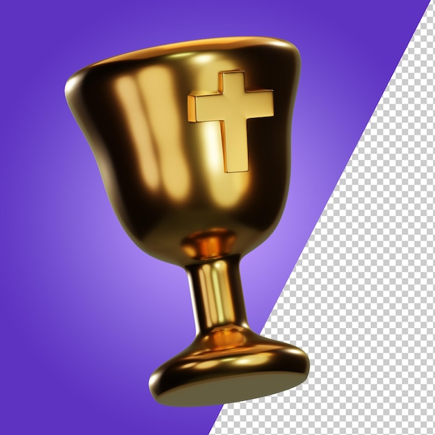 Niedliche religiöse 3D-Symbole