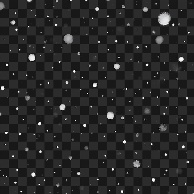 La nieve que cae es transparente PNG