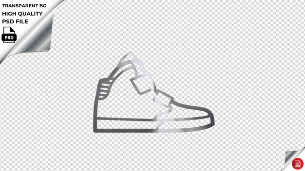 PSD nike flystepper metálico gradiente psd transparente