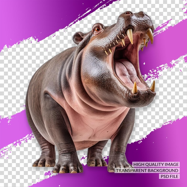 PSD nilpferd png