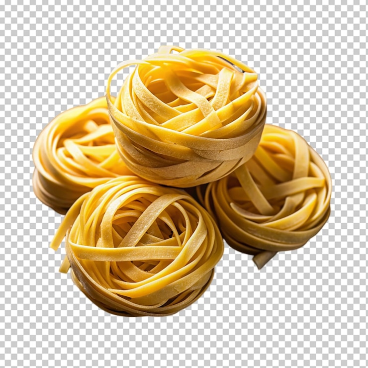 PSD ninho de pasta isolado em fundo transparente