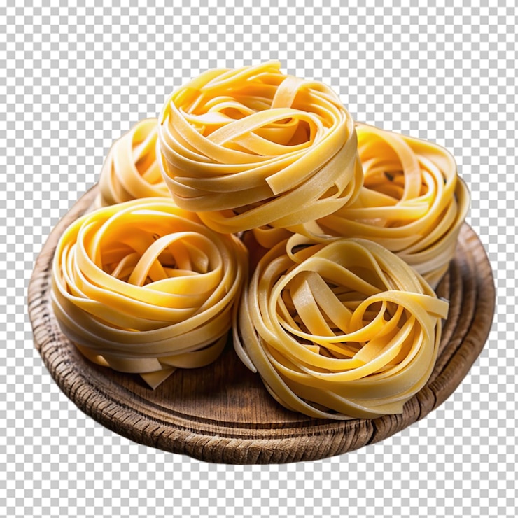 PSD ninho de pasta isolado em fundo transparente