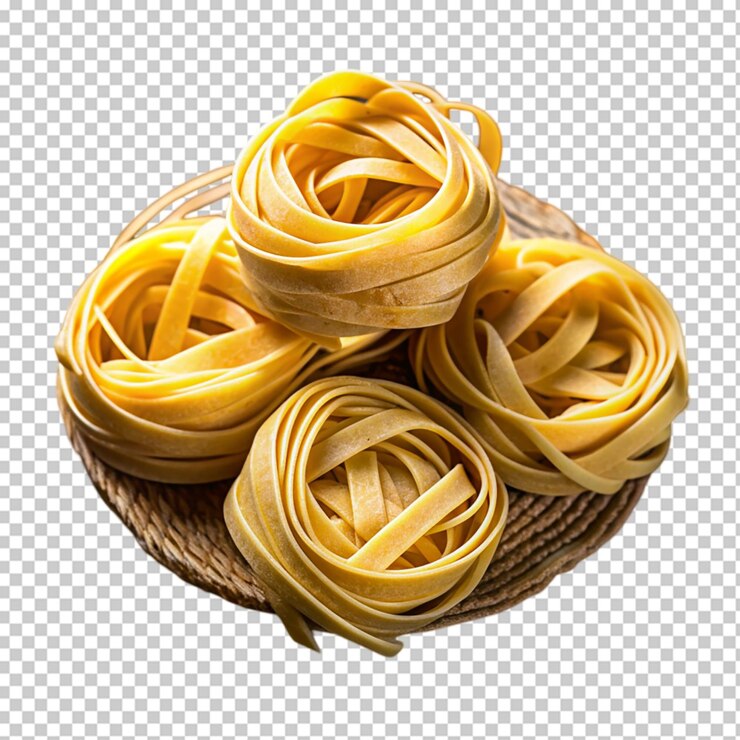 PSD ninho de pasta isolado em fundo transparente