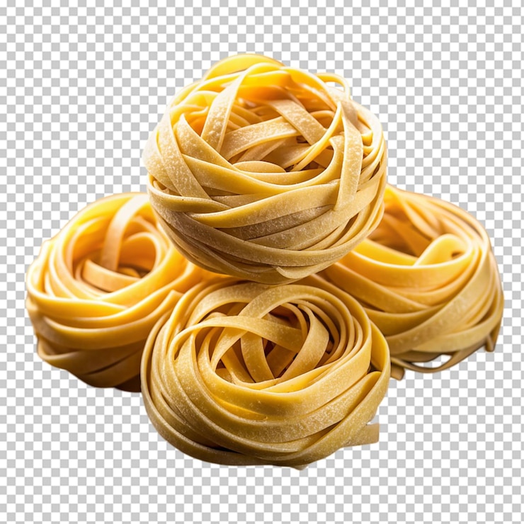 PSD ninho de pasta isolado em fundo transparente