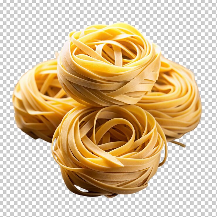 PSD ninho de pasta isolado em fundo transparente